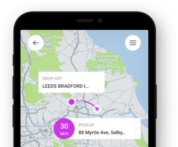 Taxi Booking App Selby